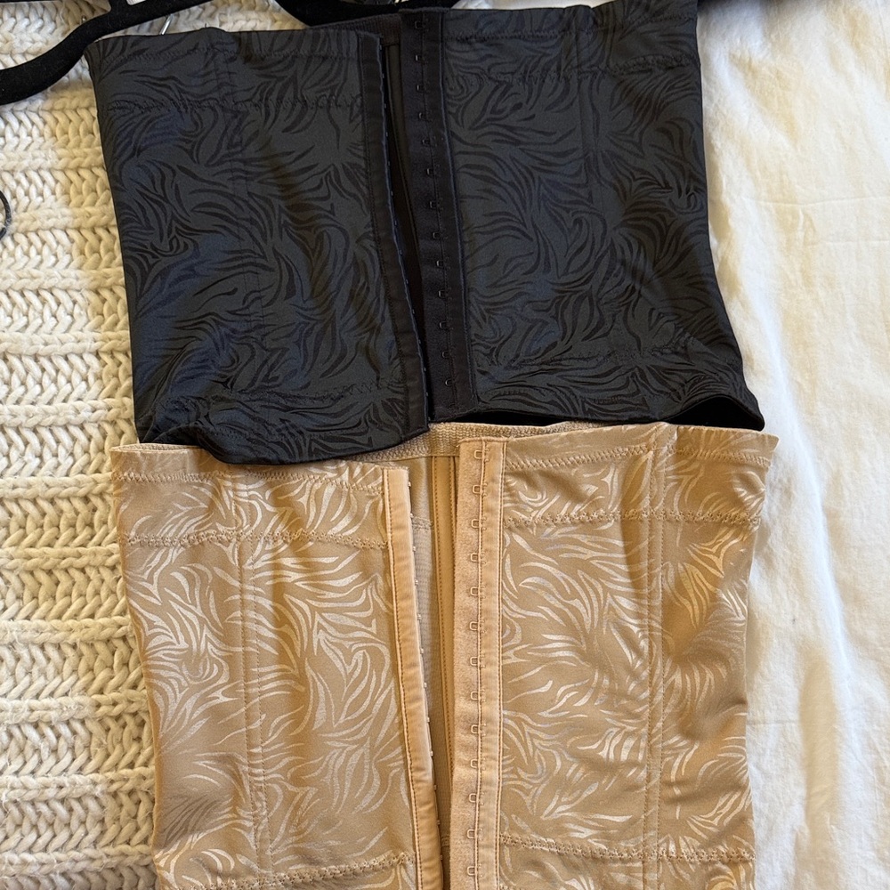 Maidenform Black and Tan Women's Corsets